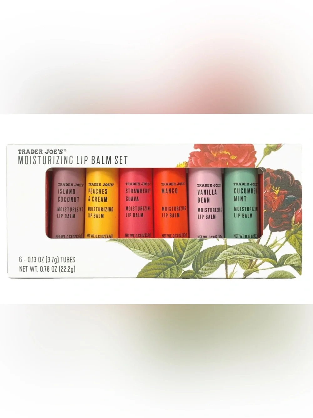 NWT Trader Joe’s Moisturizing Lip Balm Set of 6